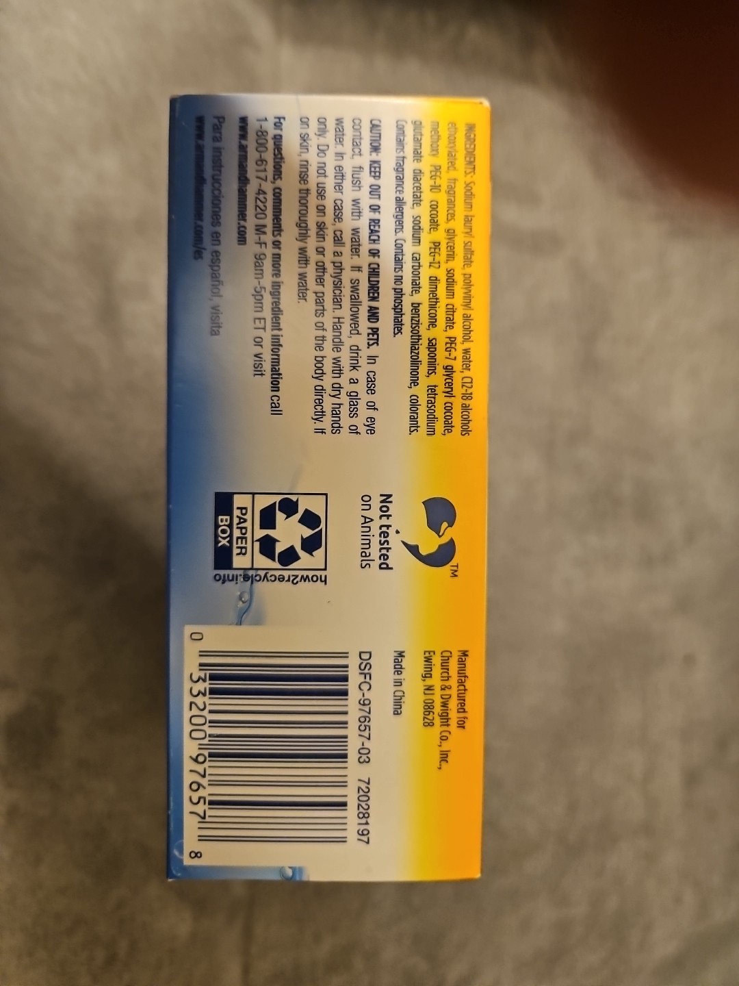 (5-Pack) Arm & Hammer Fresh Linen Scent Power Laundry Detergent Sheets 50 count
