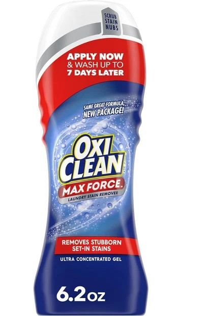 OxiClean MaxForce Gel Stain Remover Stick, 5 in 1 Power Spot Remover for Clothes