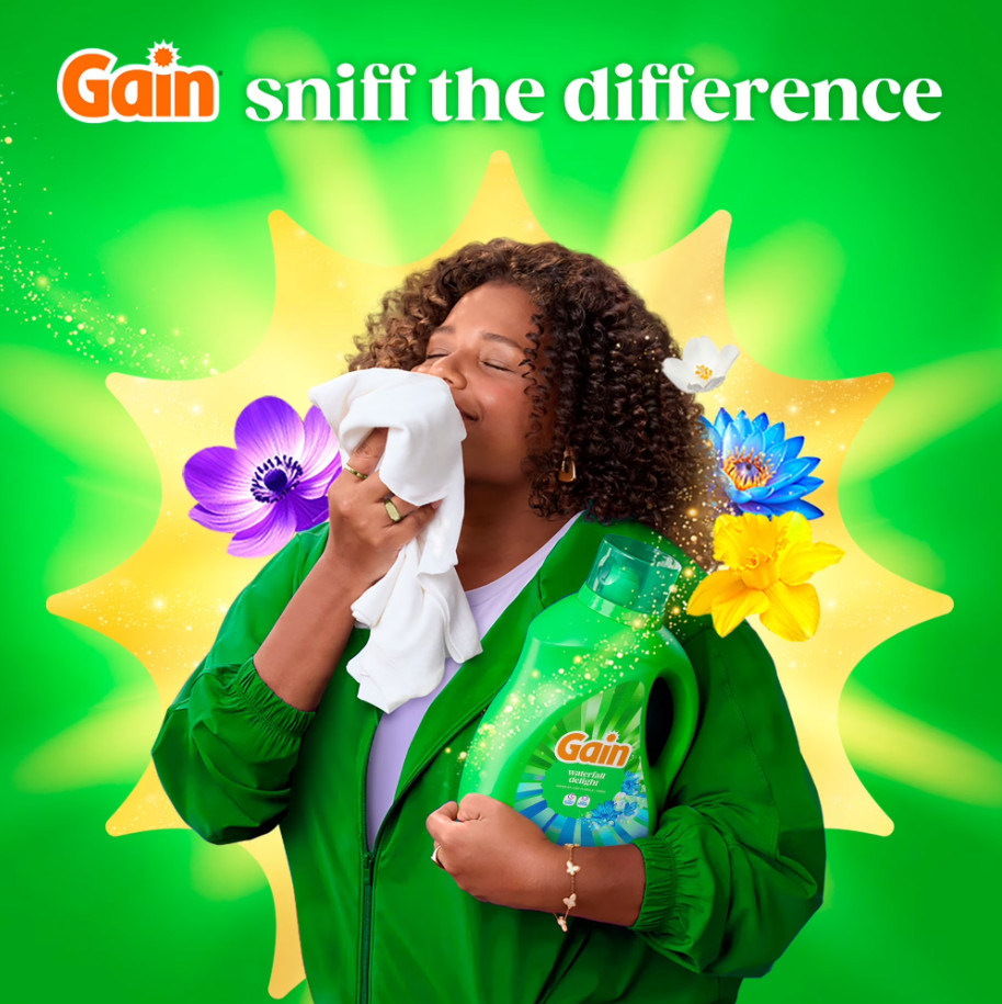 ( 2pack) Gain HE Liquid Laundry Detergent Waterfall Delight 132 fl oz 100 Loads