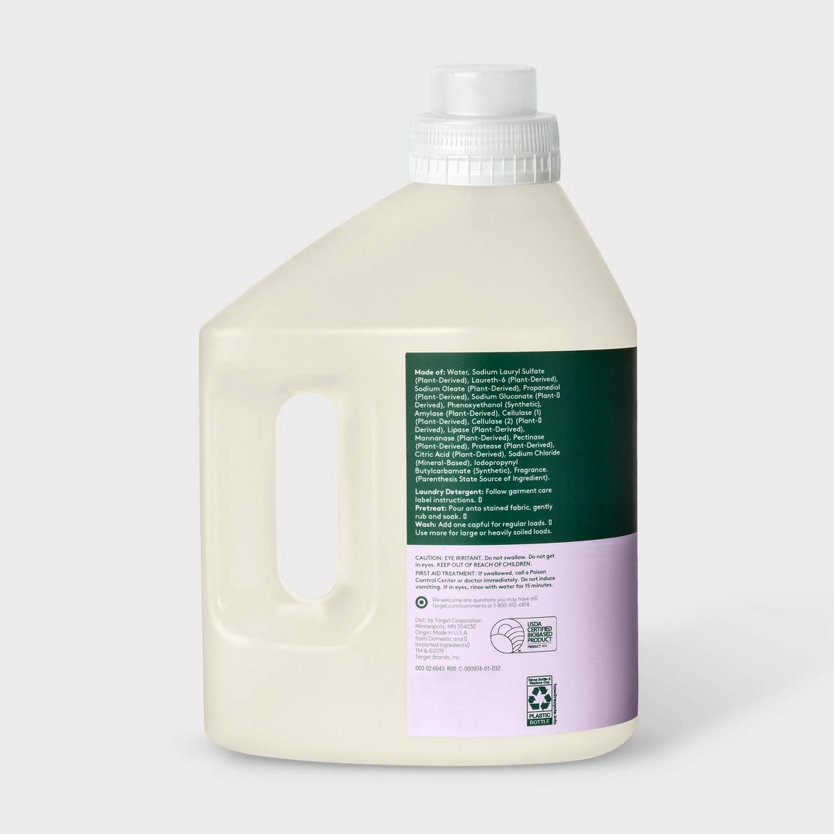 100 fl oz Lavender & Bergamot Laundry Detergents+32floz Fabric Softeners+64Loads
