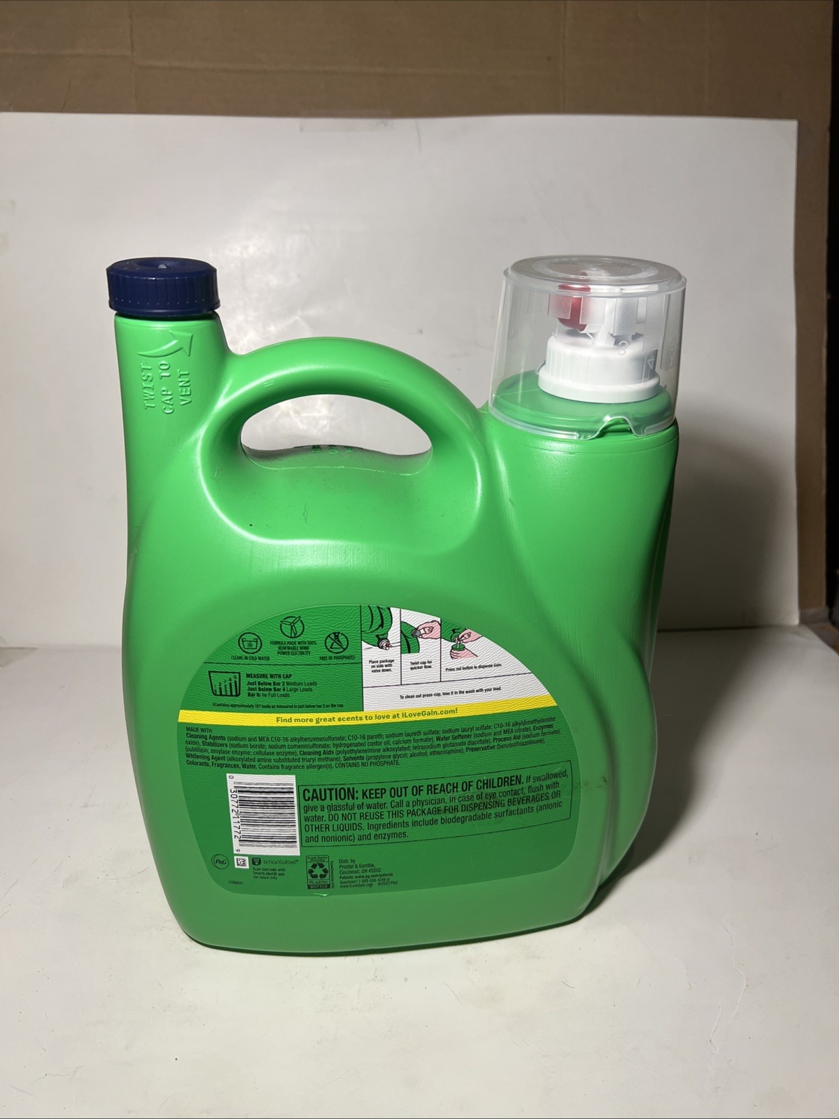 Gain Spring Daydream Liquid Laundry Detergent 154 Fl Oz Long Lasting Freshness
