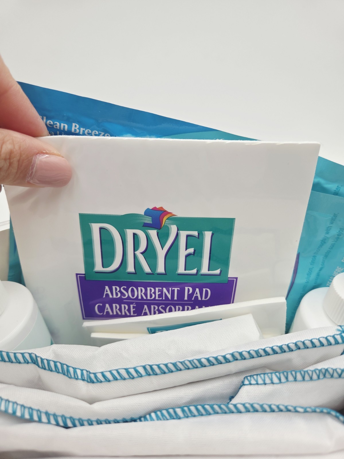 Vintage Dryel At Home Dryer Dry Cleaner Starter Kit 2 Packets Stain Remover Pads