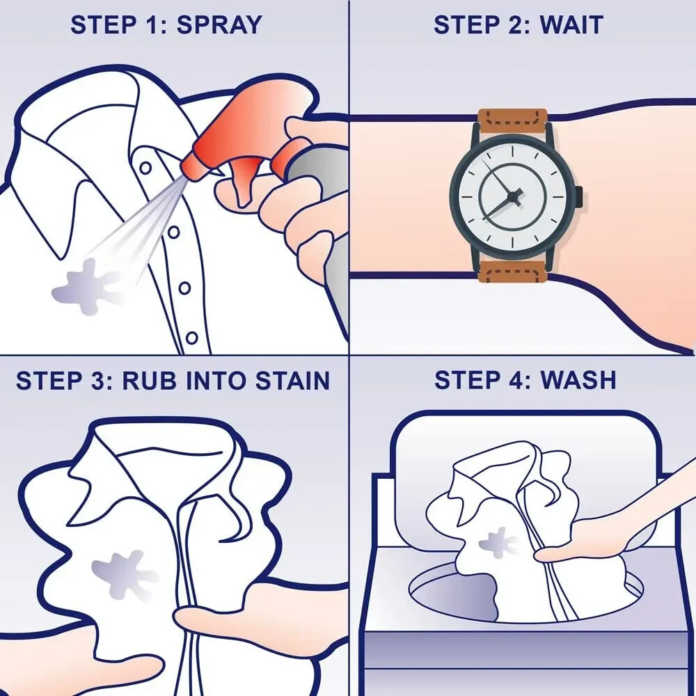 Spray N’Wash Pre-treat Laundry Stain Remover Spray Bottles, 6 Count
