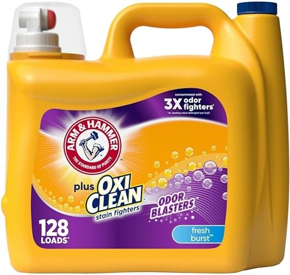 Arm & Hammer Plus OxiClean Odor Blasters Fresh Burst 128 Loads Laundry Detergent