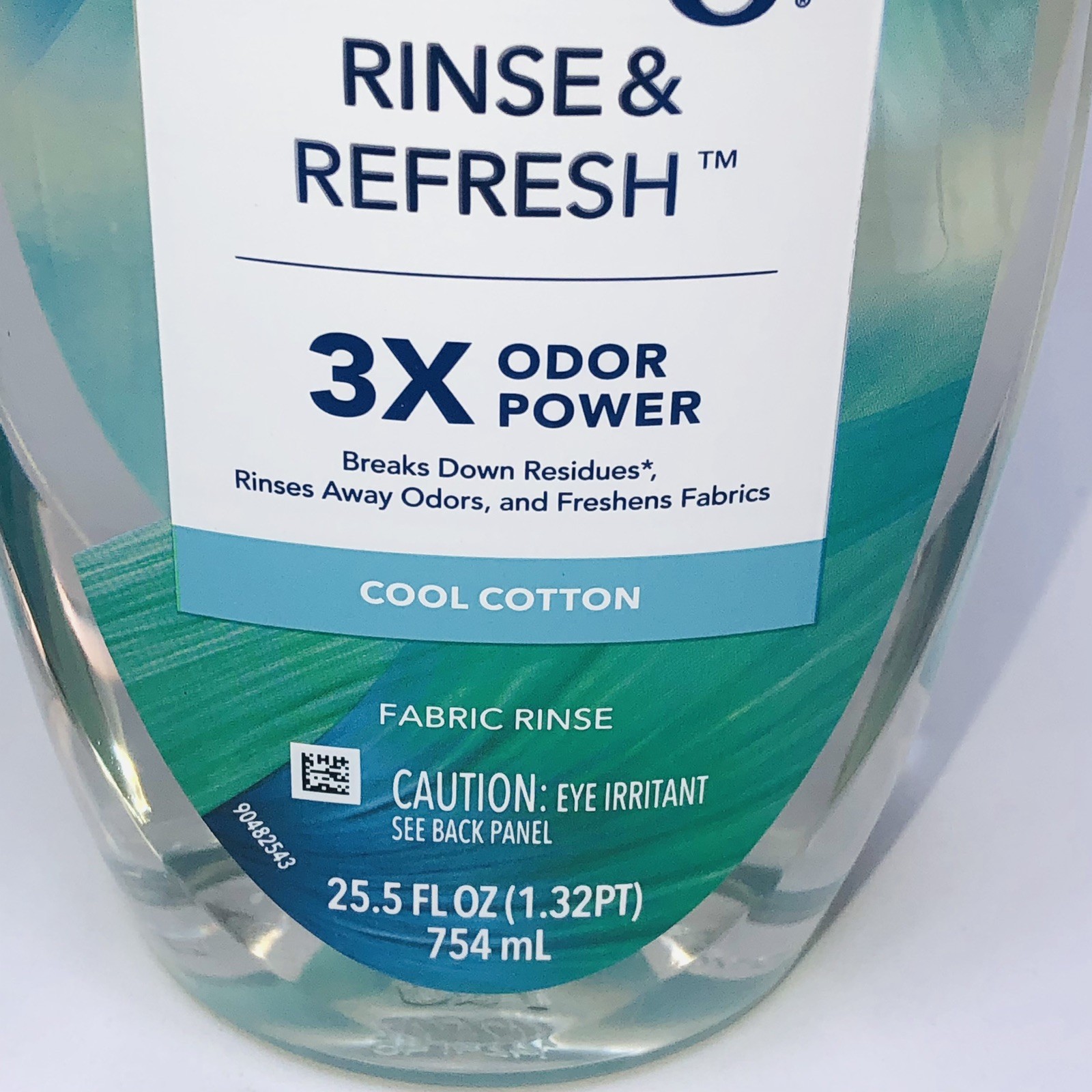 Downy RINSE & REFRESH Laundry Odor Remover and Fabric Softener, Cool Cotton.