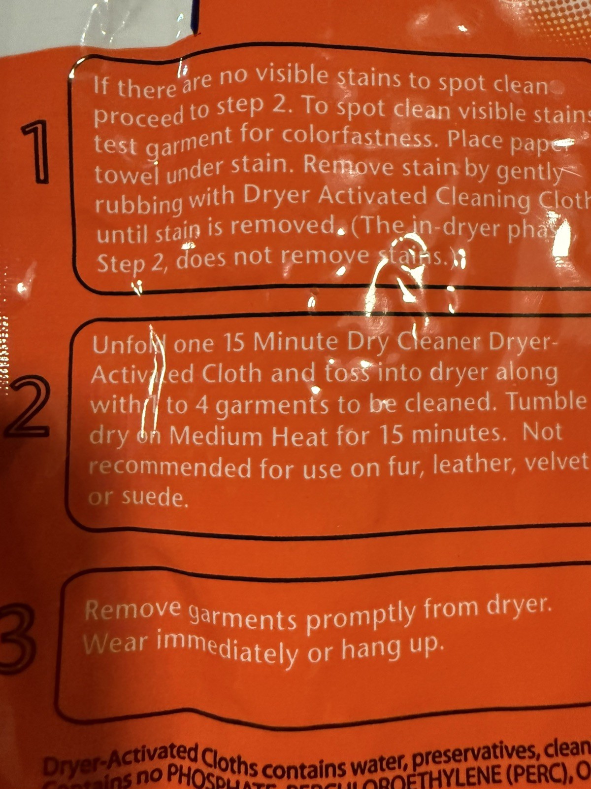 15 Minute Dry Cleaner w/ Bounce Outdoor Fresh Scent Dryer Activated Cloths x4