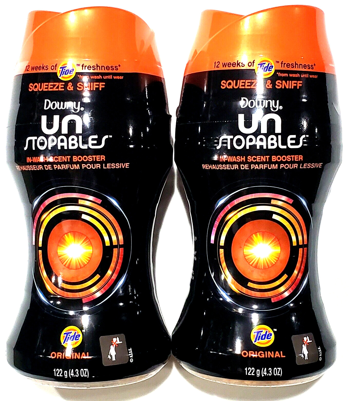 2 Packs Downy Un Stopables Squeeze & Sniff In Wash Scent Booster Tide…
