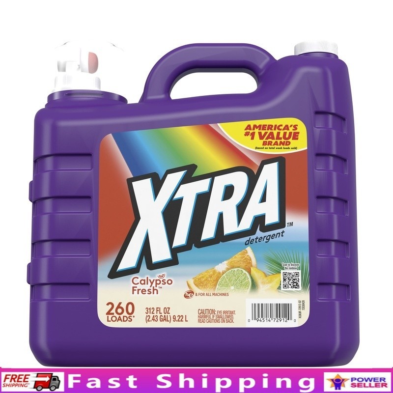 Tropical Passion Laundry Detergent 260 Loads HE Standard Liquid Fresh Clean New