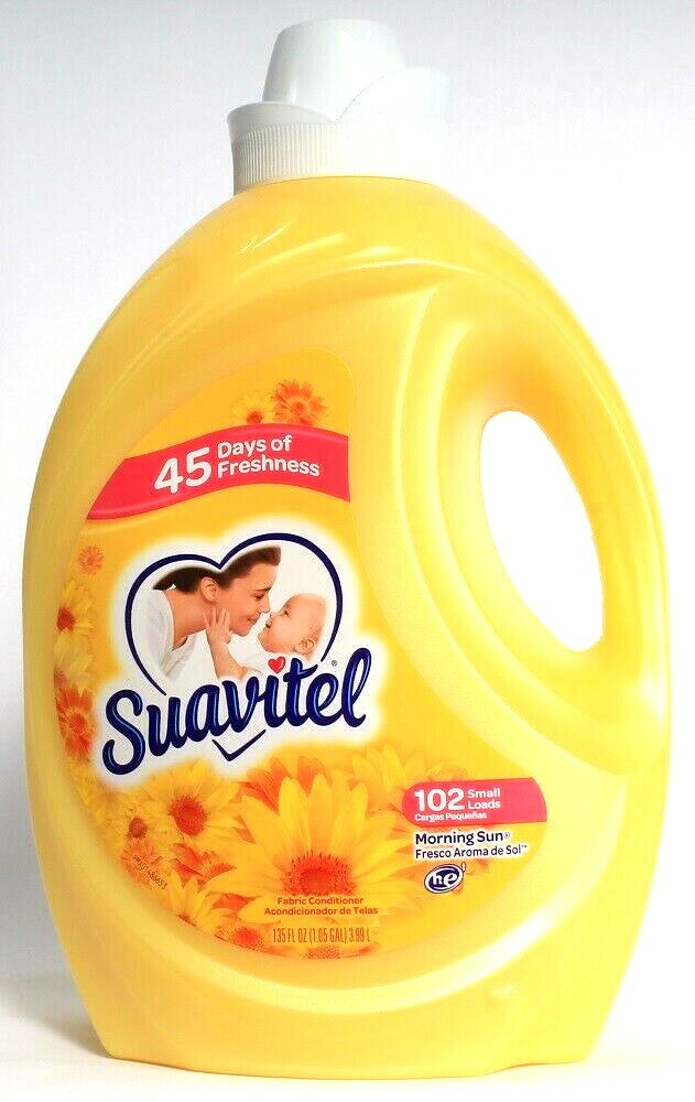1Suavitel Fabric Conditioner Morning Sun 45 Days Freshness 102 Small Load 120 oz