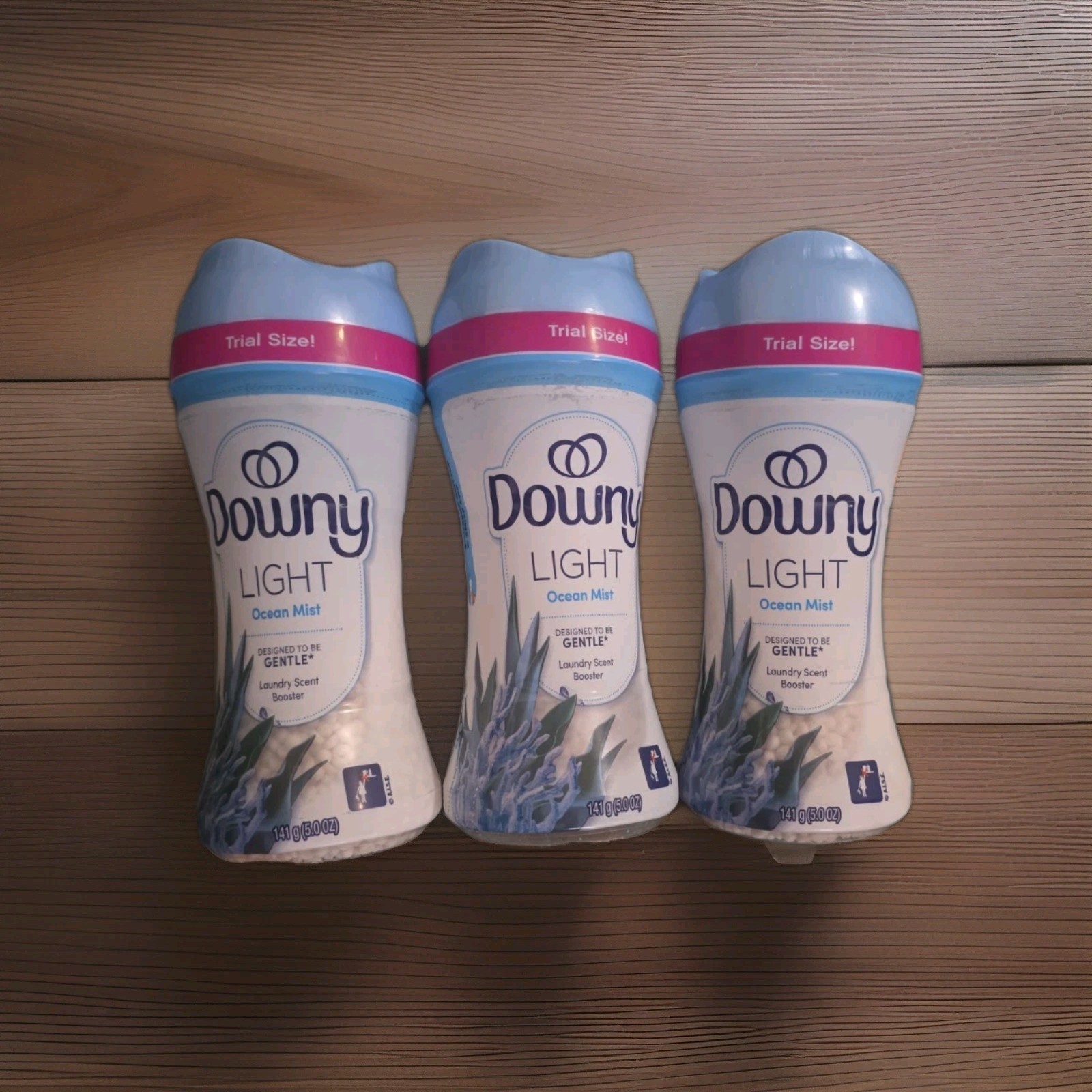 Downy Light Ocean Mist In Wash Scent Booster 5.0oz Lasting Freshness, 3 Pack