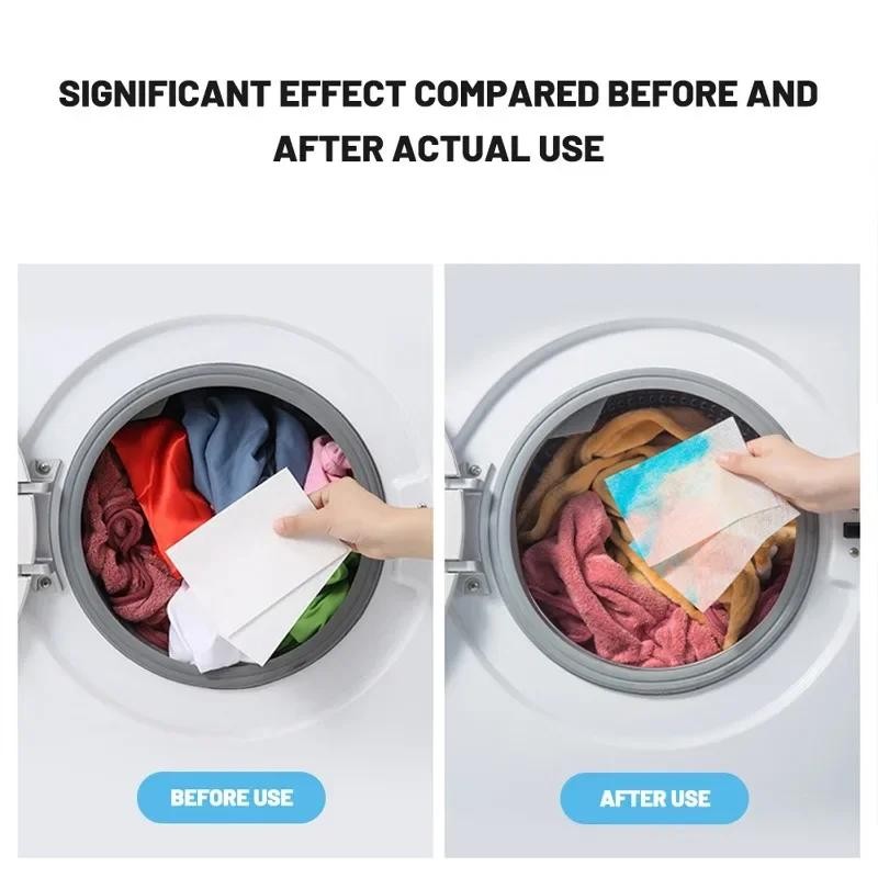 Laundry Color Catcher Sheets Anti Stain Washing Machine Dye Absorbing Cloth
