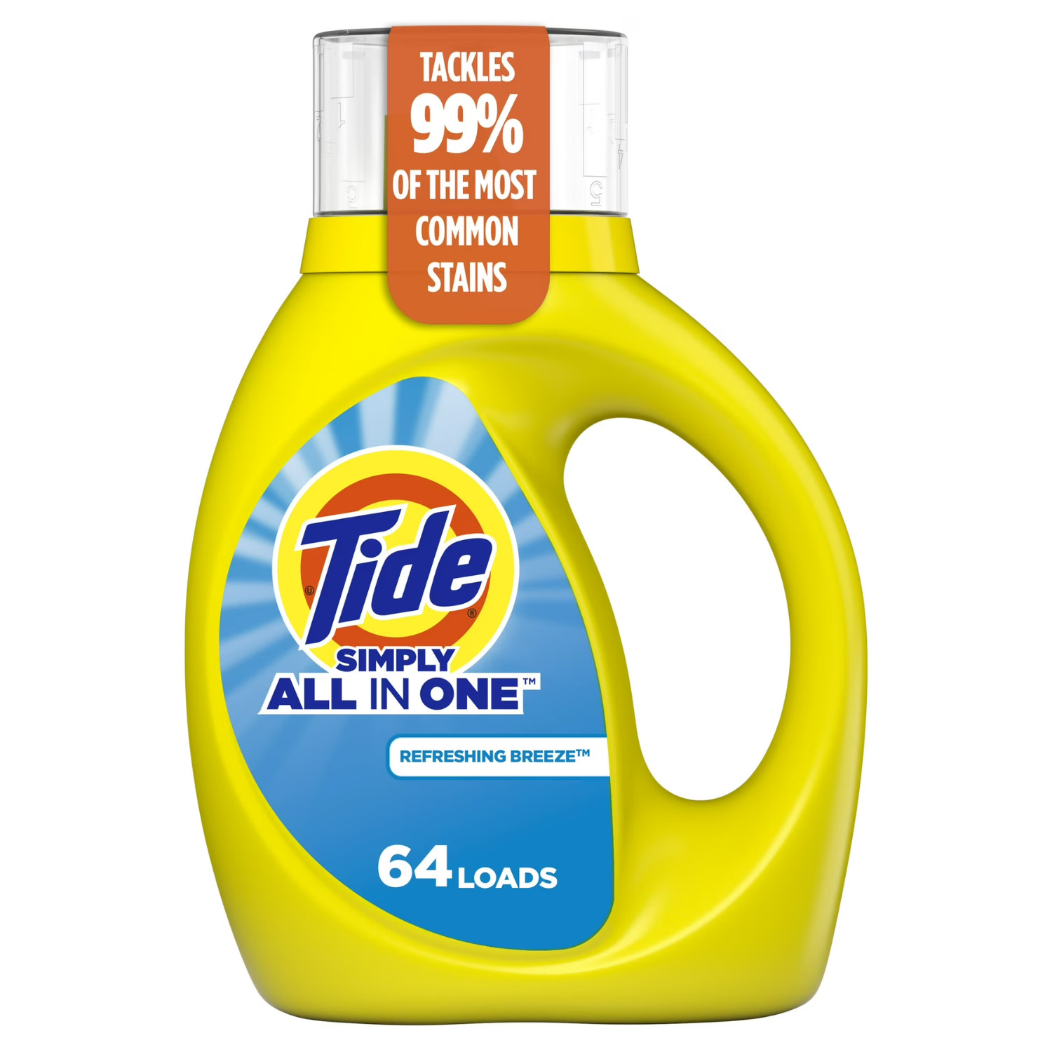 4 Pack Tide Simply Refreshing Breeze Laundry Detergent 84 Fl Oz 64 Loads