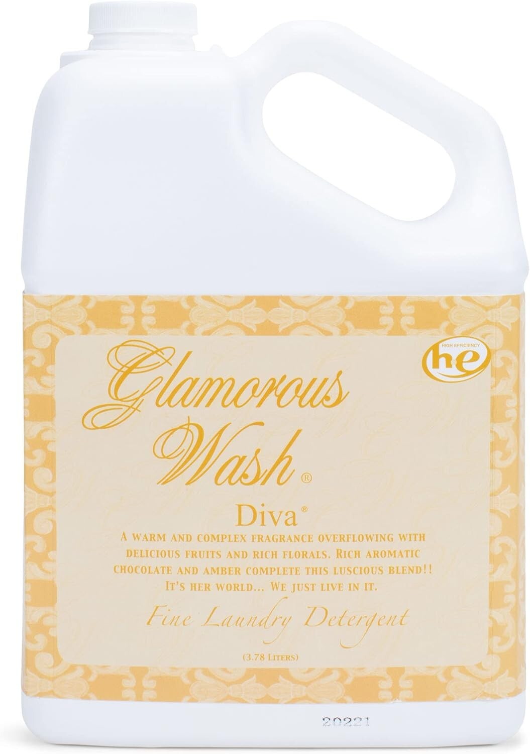 TYLER Gallon Glam Wash Laundry Detergent, Diva 128 Fl Oz Pack of 1