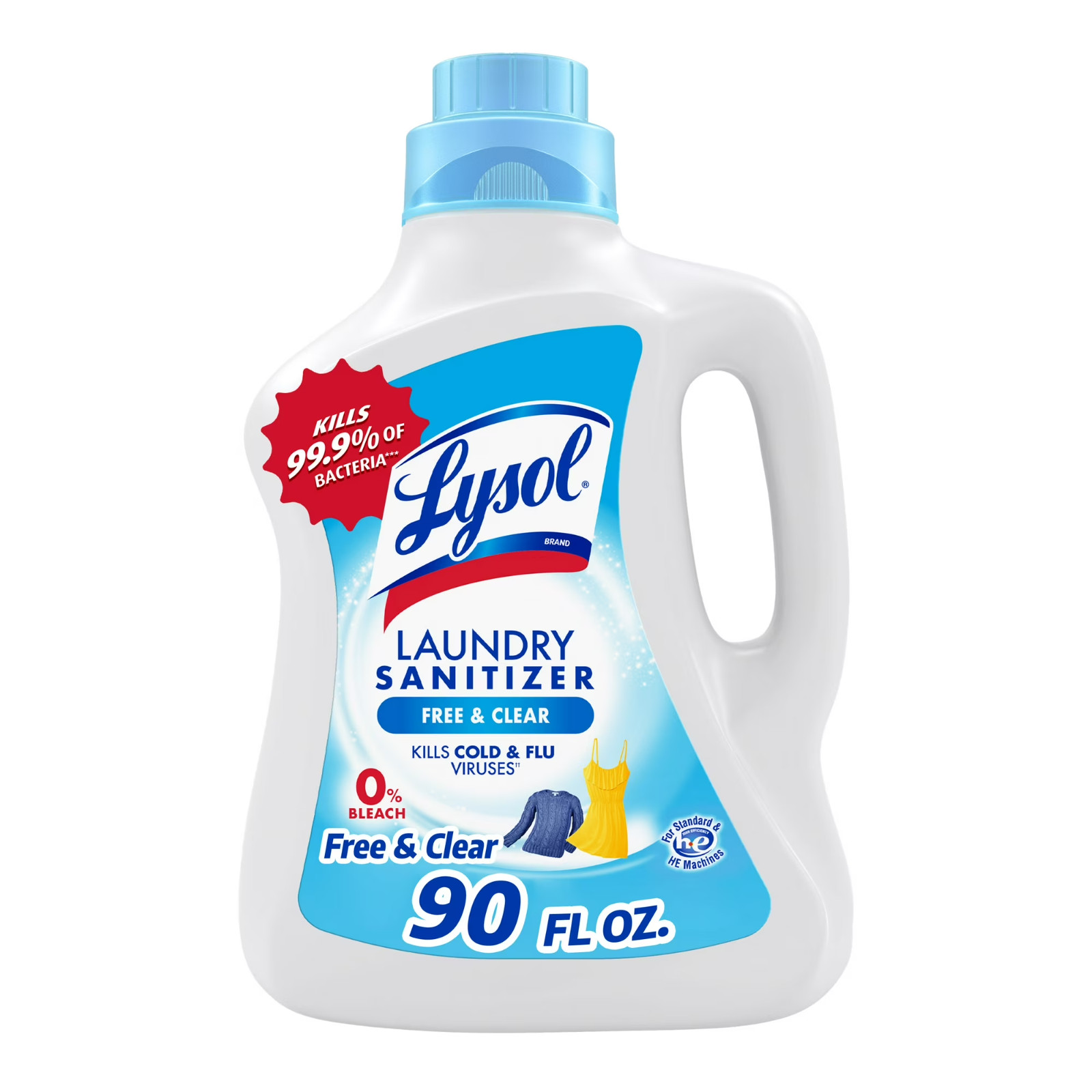 Lysol Laundry Sanitizer Additive Sanitizing Liquid for Clothes and Linens, Unsce