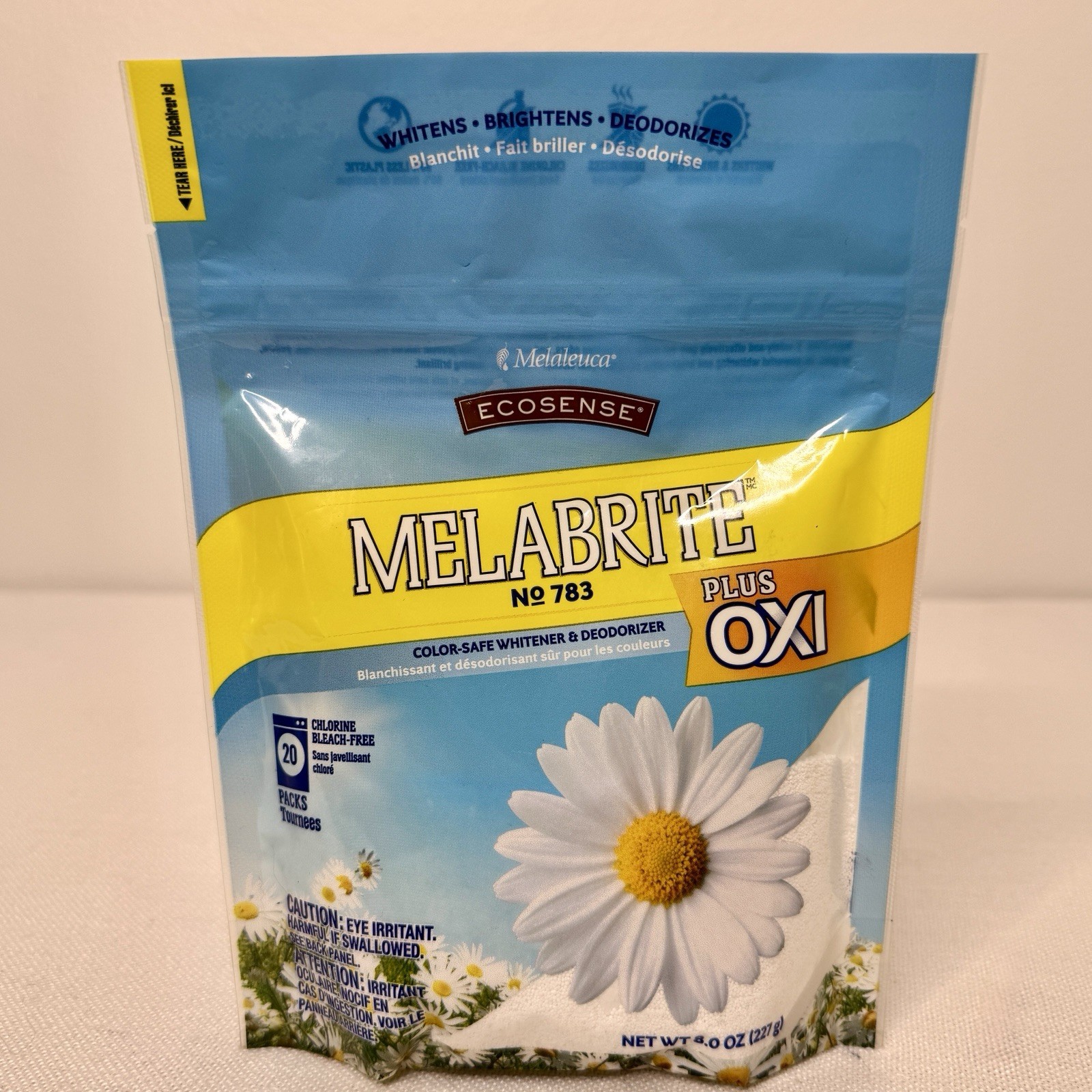 Ecosense Melabrite No.783 Laundry Whitener & Deodorizer Color Safe Oxi 20 Loads