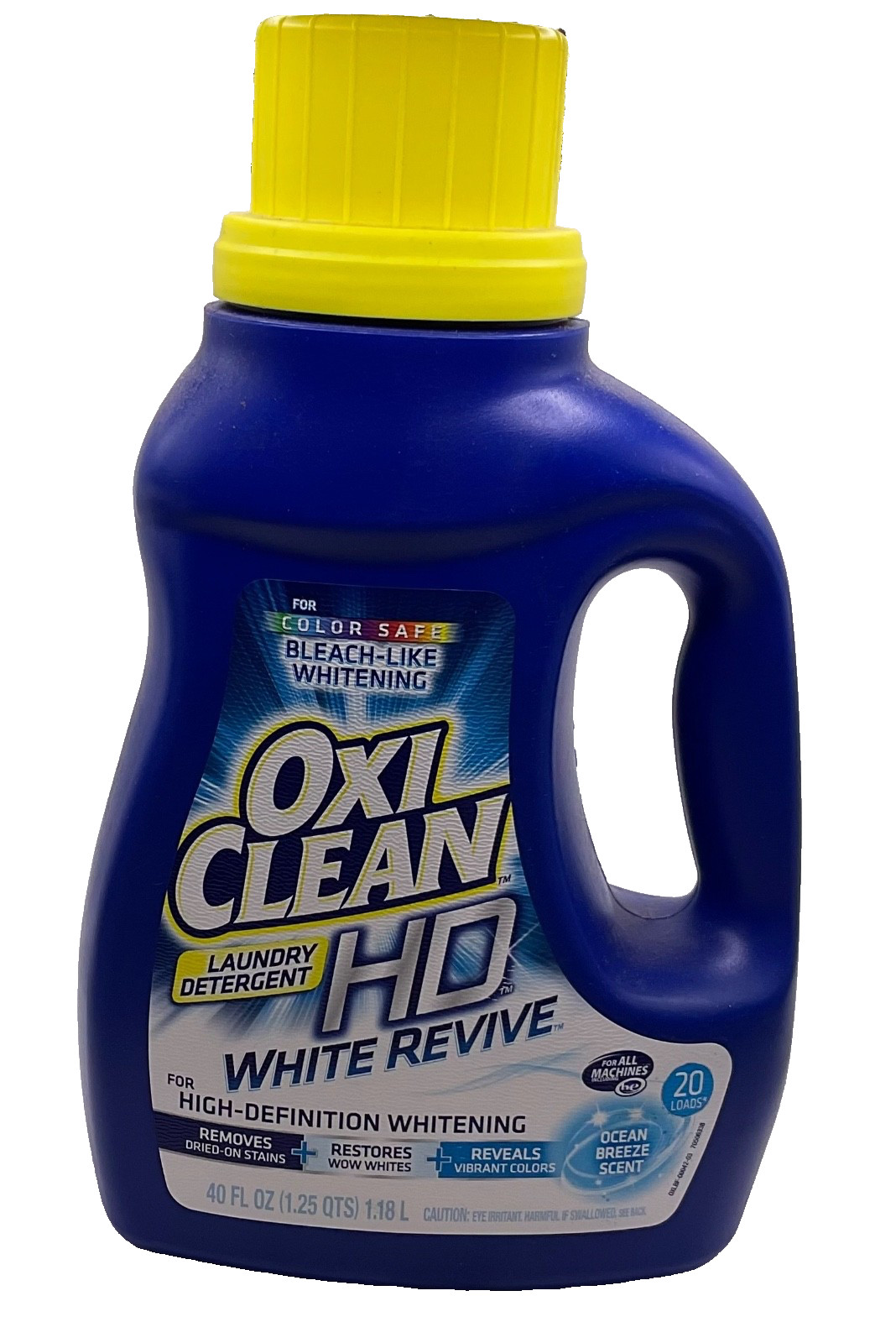 Oxi Clean White Revive Laundry Detergent, Ocean Breeze, 40 fl oz