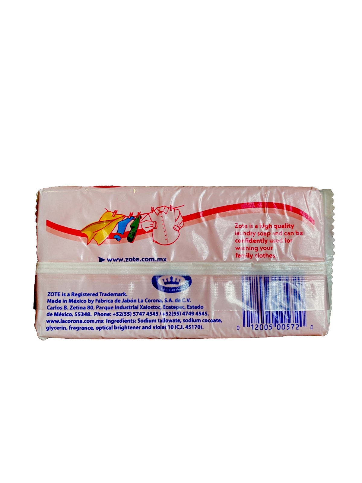 Zote Pink Laundry Soap (5) 7oz