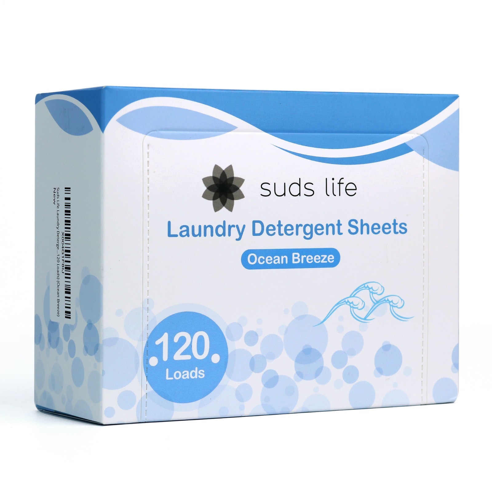 Suds Life Portable Laundry Detergent 60 Sheets (Up to120 Loads) (Lavender)