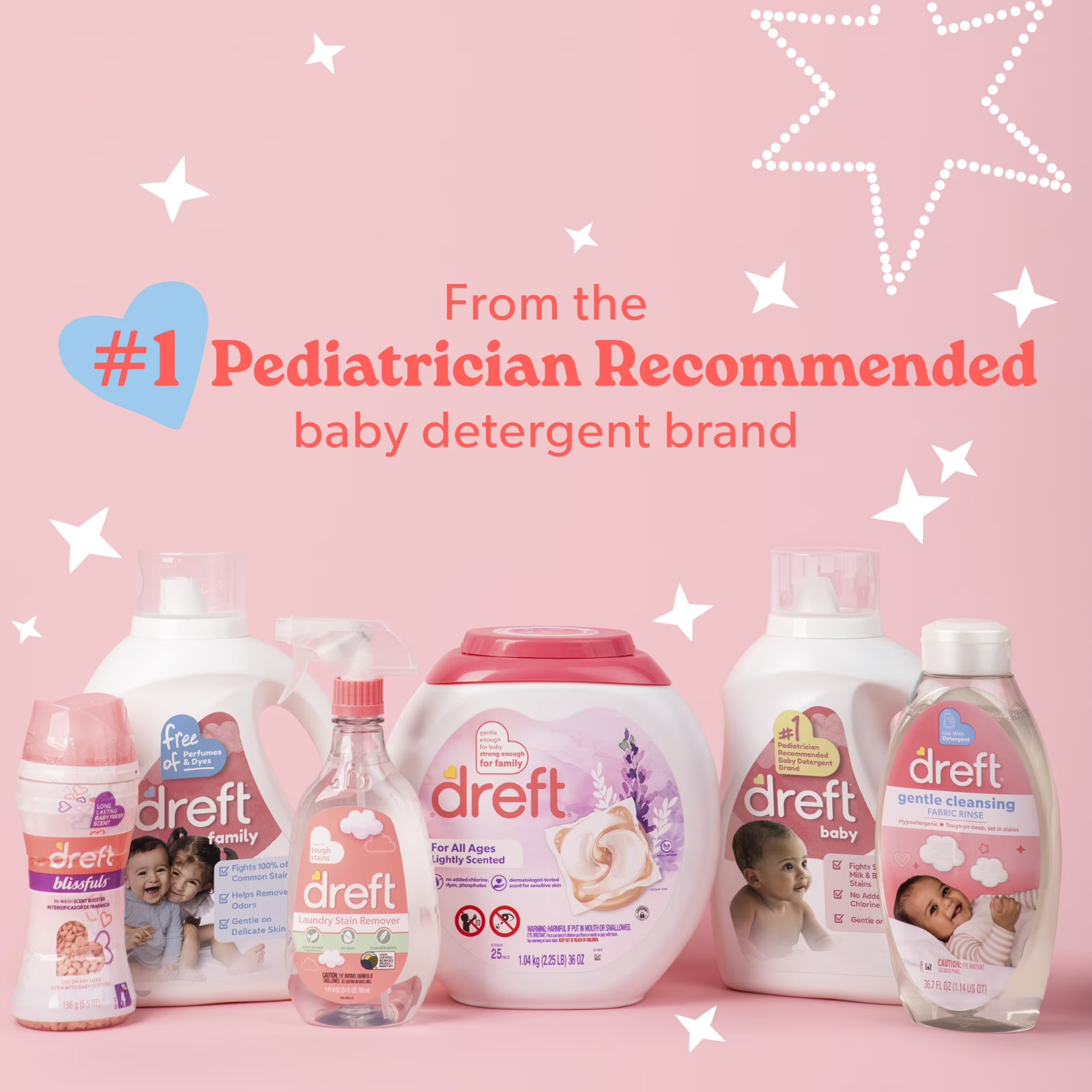 Dreft Baby Liquid Laundry Detergent 84 oz 64 Loads 3-Pack