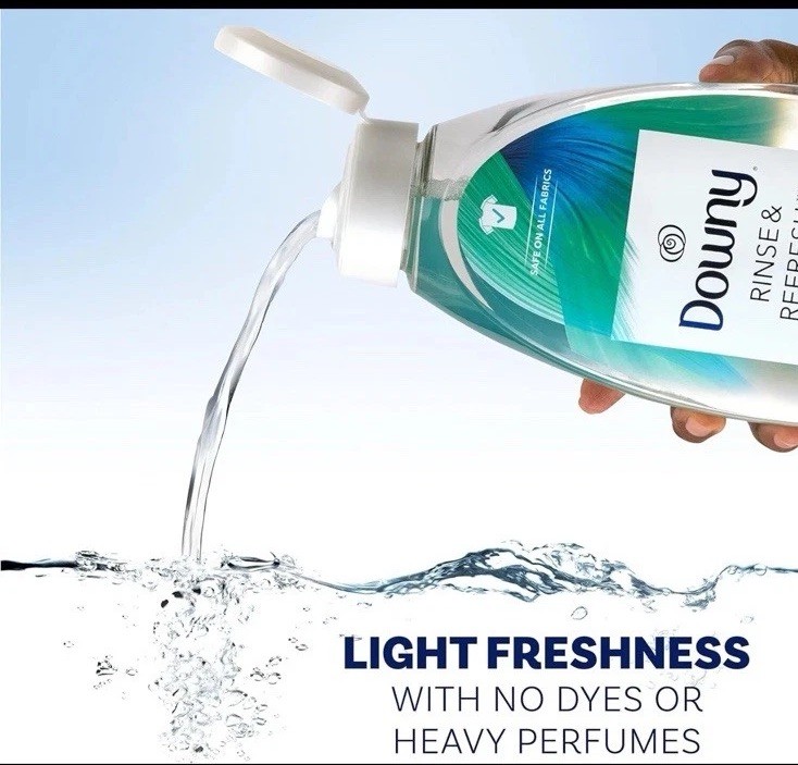 Downy Rinse & Refresh 3x Odor Power – Cool Cotton – 4oz, Travel – Lot of 3