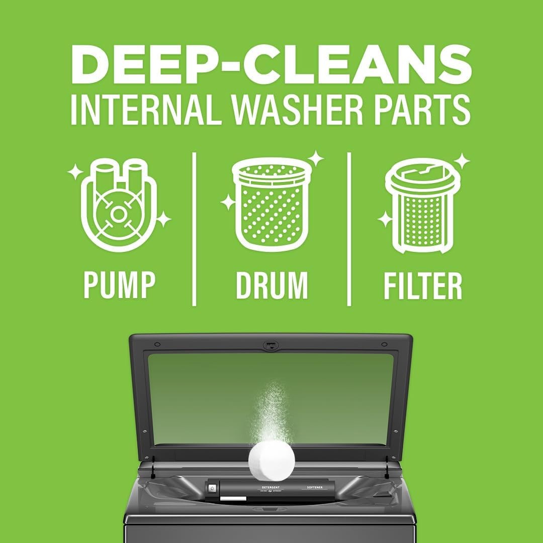 Affresh Washing Machine Cleaner 6 Tablets Odor & Grime Remover