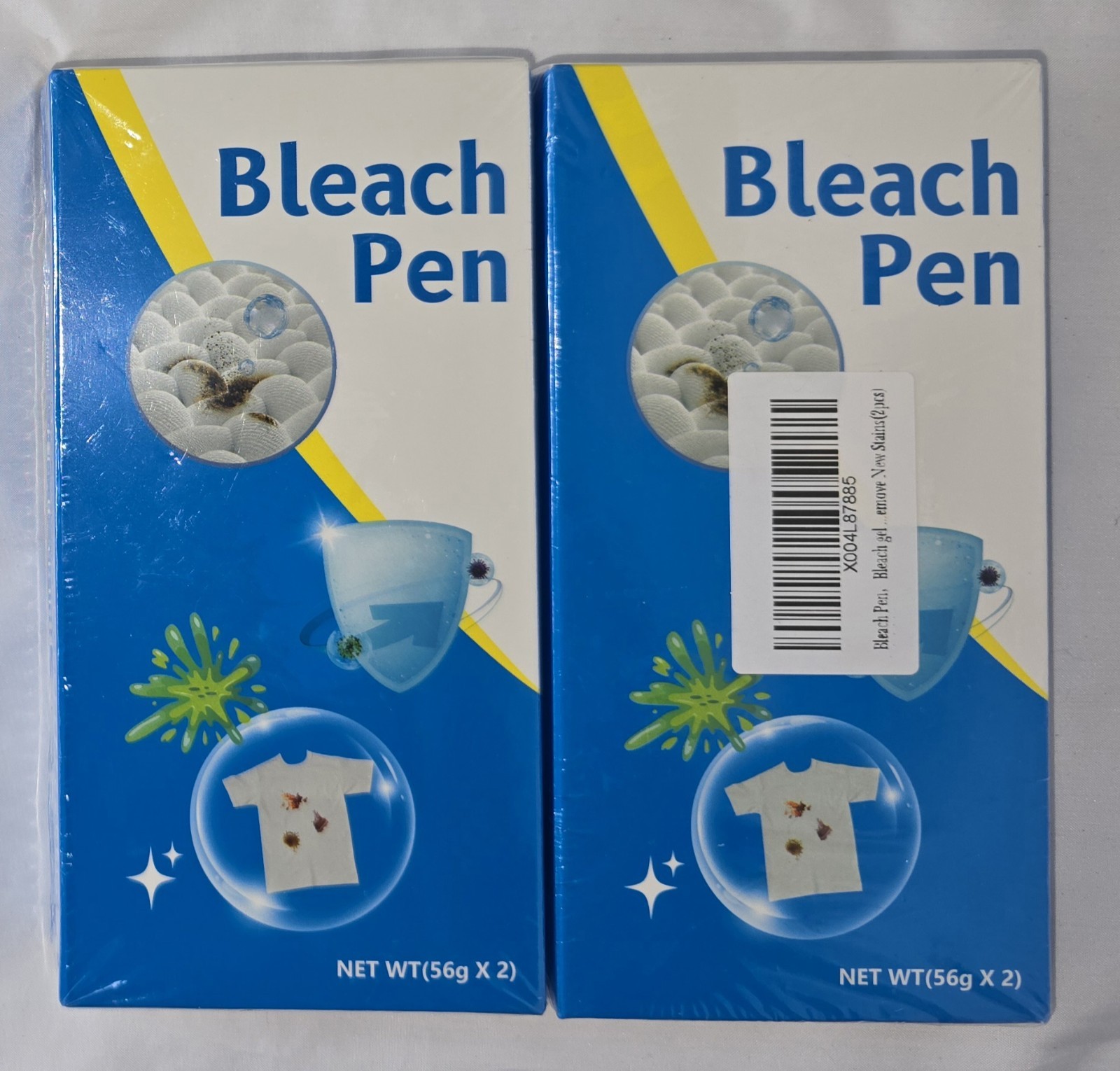 NIP Laundry Tile Grout Kitchen Bathroom Bleach Pens Lot of 4 Pens About 2 oz/Pen