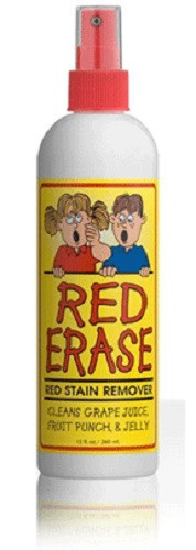 Red Erase Stain Remover Safe for Children & Pets Biodegradable 12 oz Bottle H121