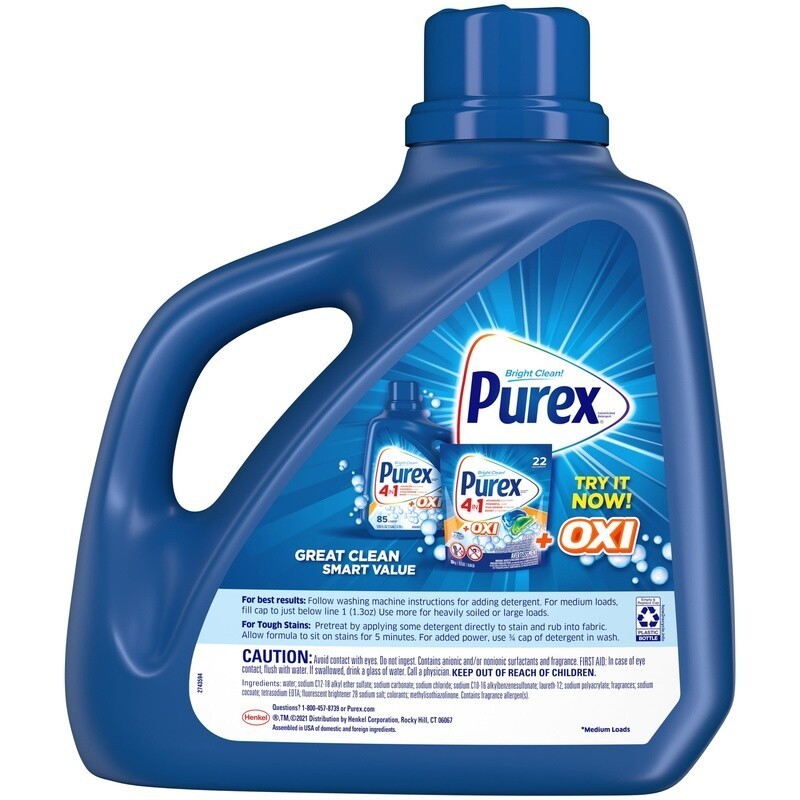 Liquid Laundry Detergent Mountain Breeze Stain Lifting 115 Loads Fresh Clean New