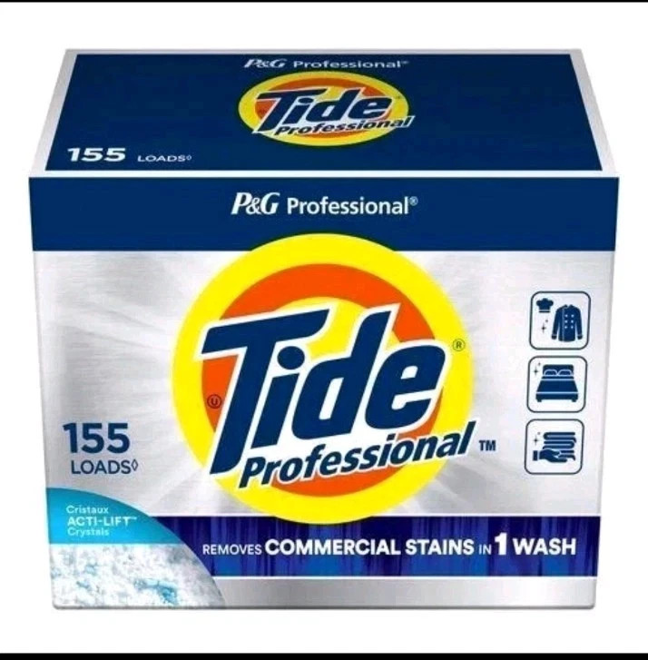 P&G Professional Tide Commercial Powder Laundry Detergent, 155 loads, 197 oz