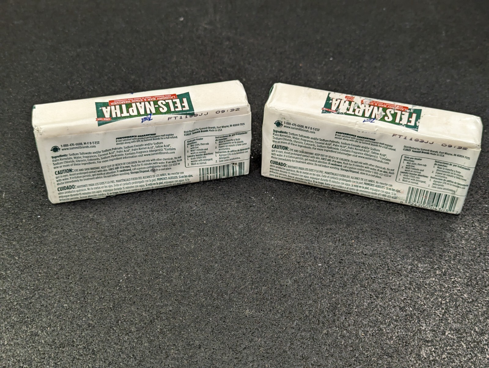 🔥New Lot of 2🔥 Purex Fels-Naptha Laundry Bar & Stain Remover 5 Oz