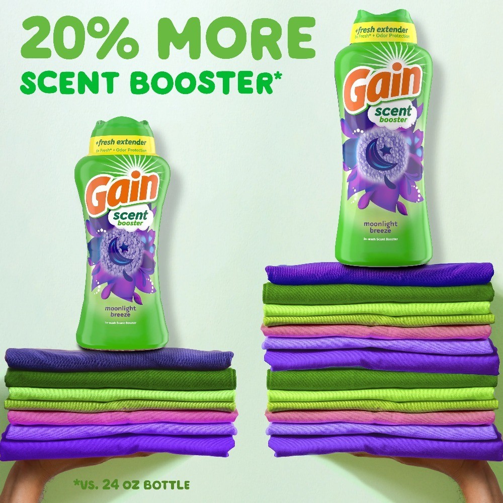 Gain Fireworks Laundry Scent Booster Beads, Moonlight Breeze Scent, 30.1 oz