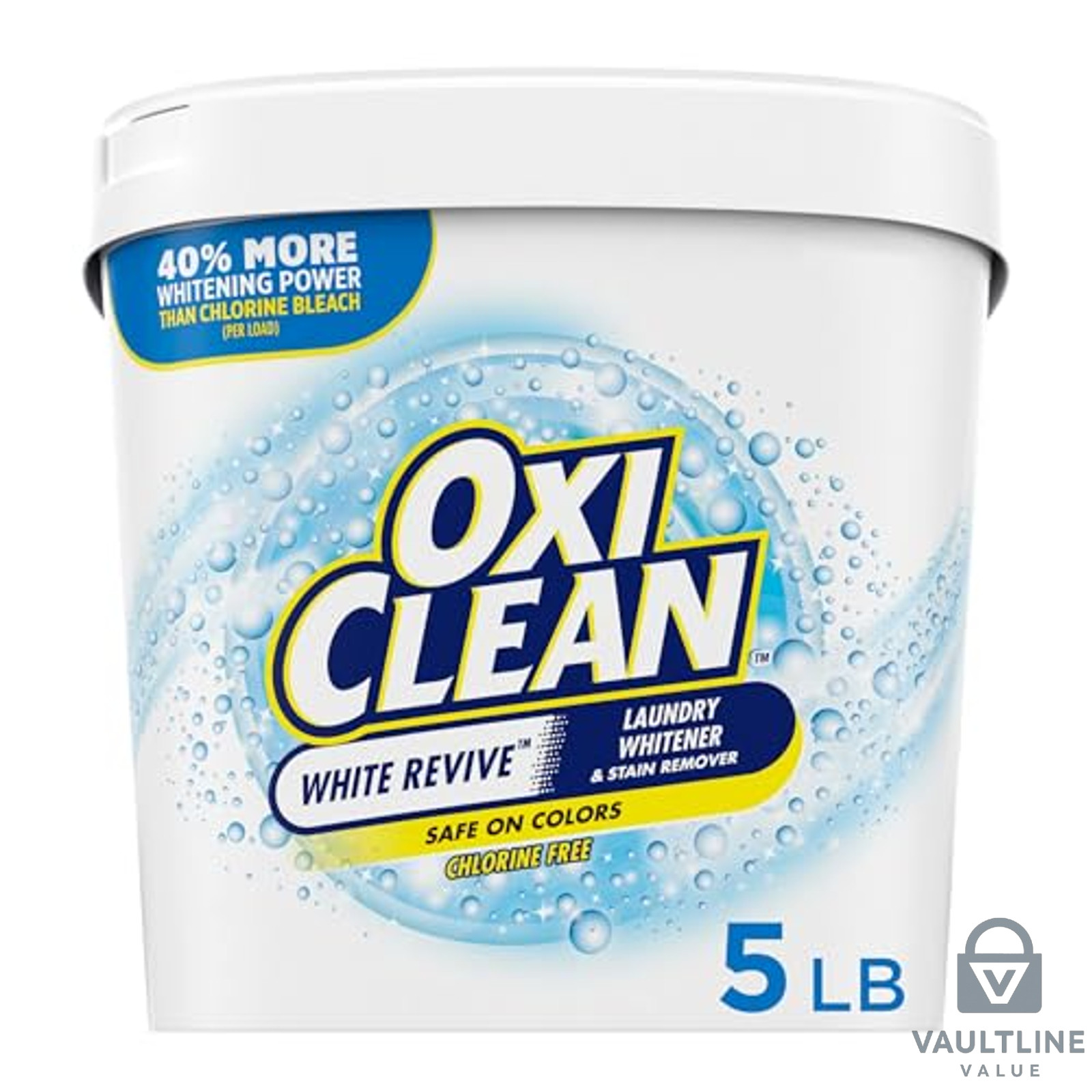 OxiClean White Revive 5 lb Laundry Whitener and Stain Remover Powder