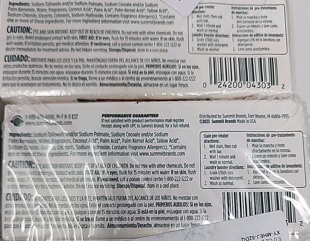 Lot Of 12 Fels Naptha Laundry Soap Detergent Stain Remover Pre Treating 5 oz NEW