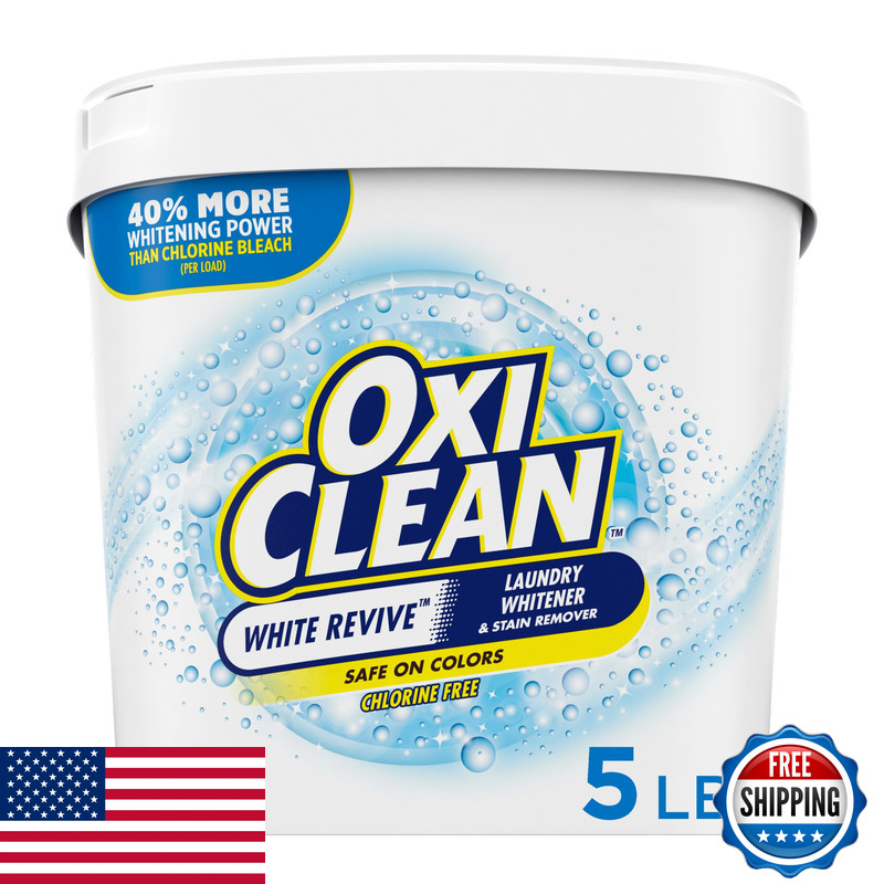 Oxiclean White Revive Laundry Whitener And Stain Remover Powder Alternative To