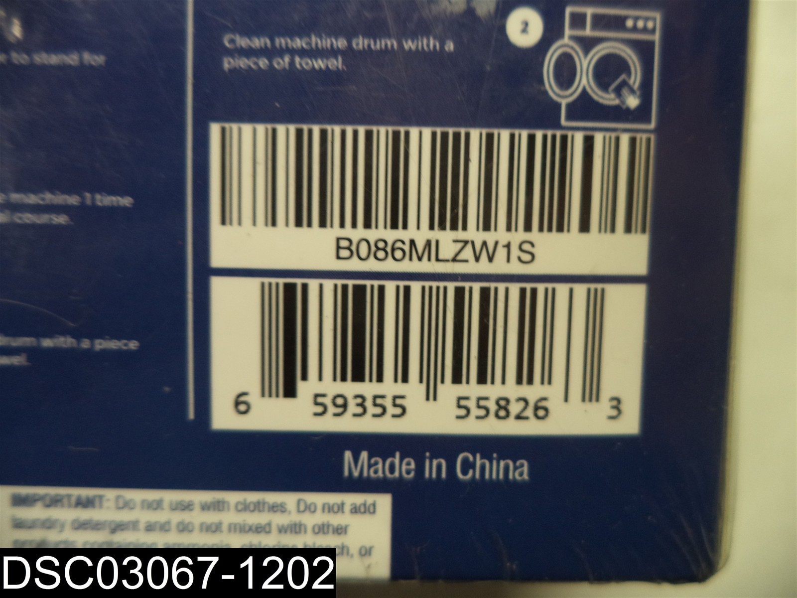 Qty = 1 Box of 15: True Fresh Washing Machine Cleaner Safe for HE B086MLZW1S