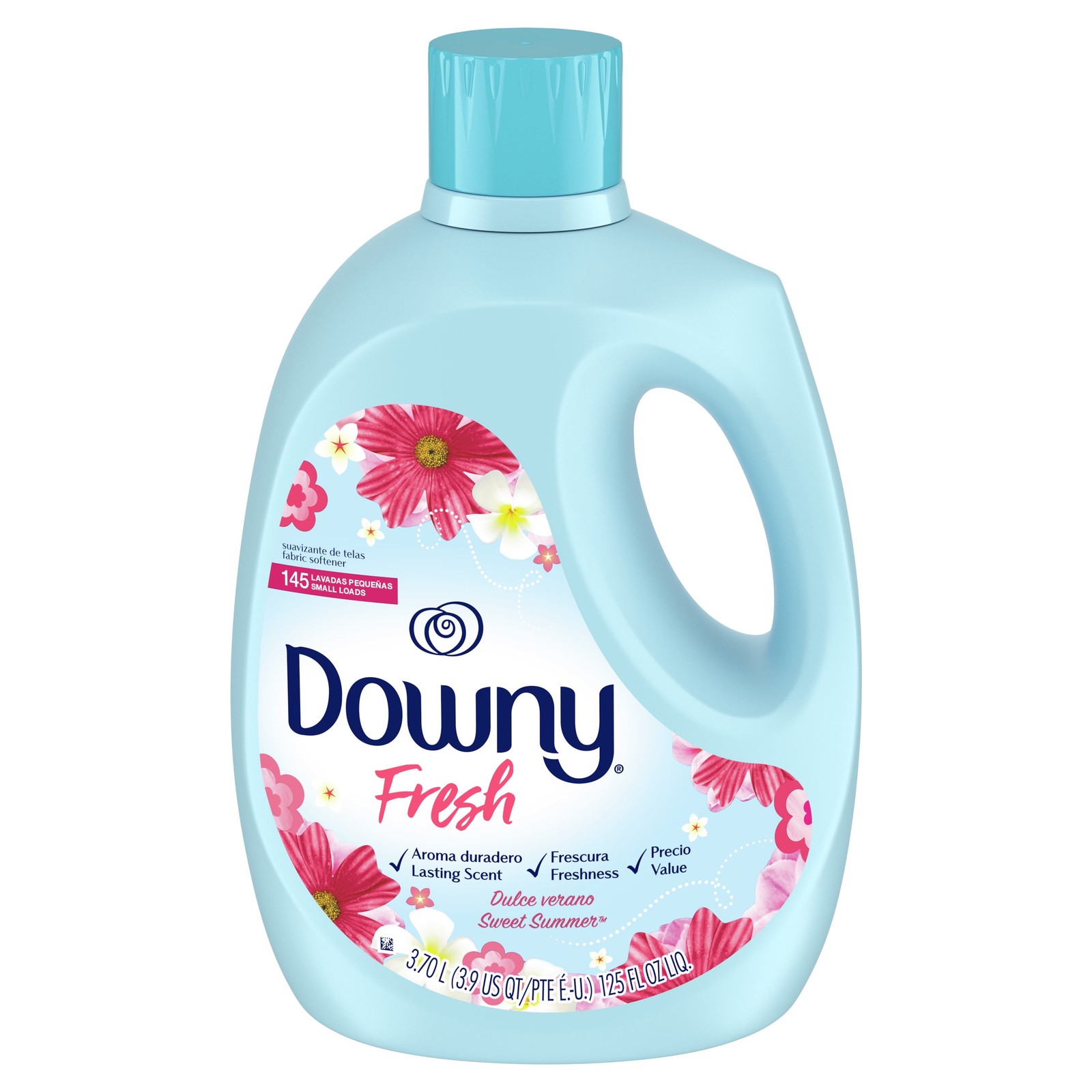 Non-Concentrated Liquid Fabric Softener, Sweet Summer Scent,125 fl oz,145 Loads