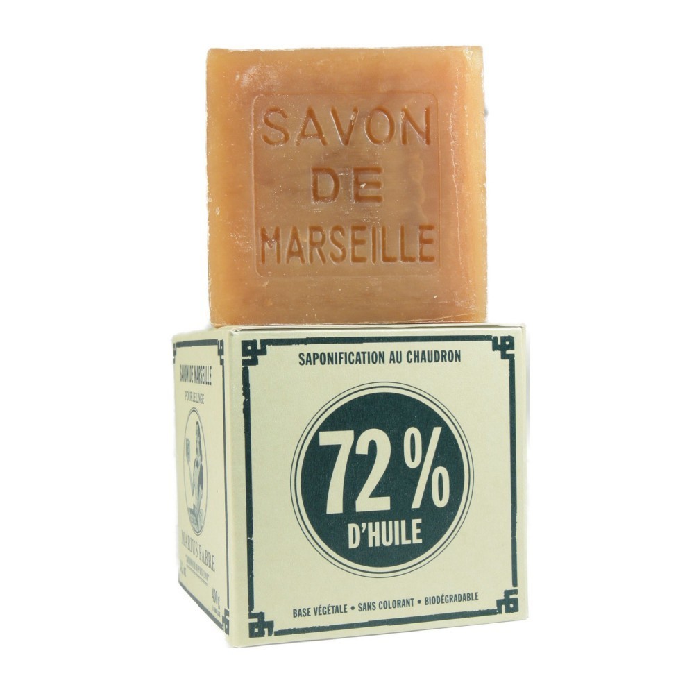 Marius Fabre Palm and Coconut Oil Marseilles Cube Soap for Laundry 400g/14.1oz