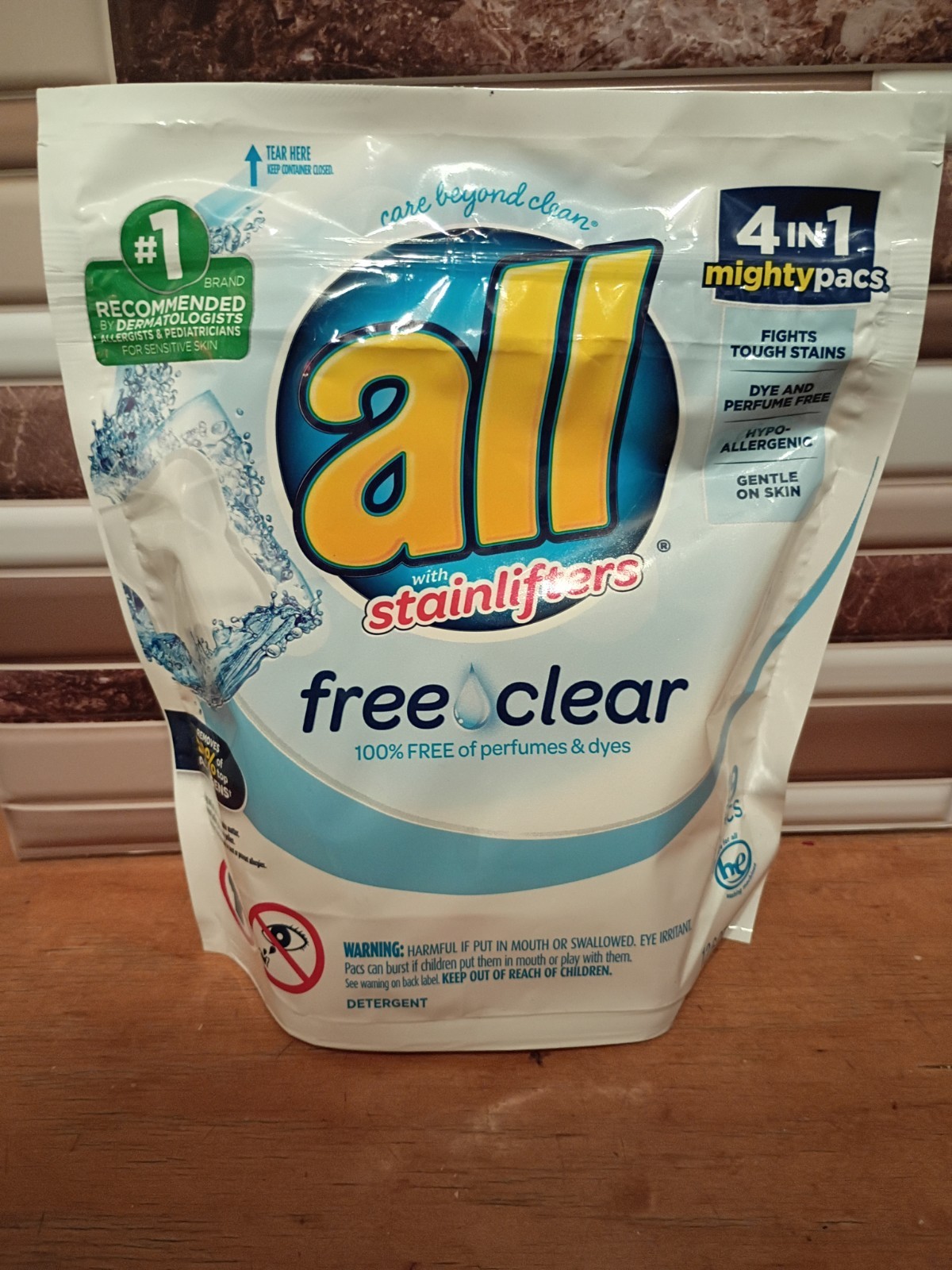 All Unscented Mighty Pacs Free Clear Laundry Detergent Pods
