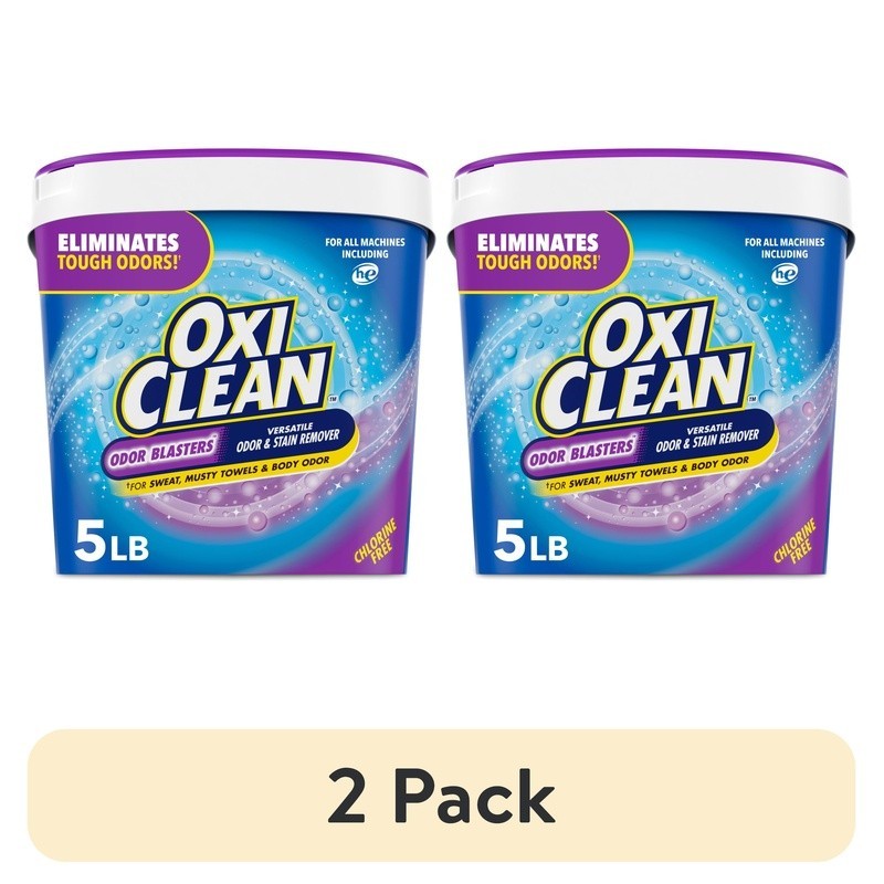 Oxygen Stain Odor Remover Powder Laundry Booster Multi Surface Cleaner 5lb New
