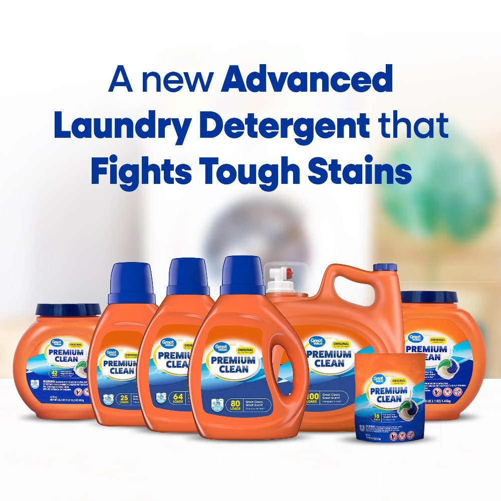 Premium Clean Original Laundry Detergent 34 fl oz, 25 loads