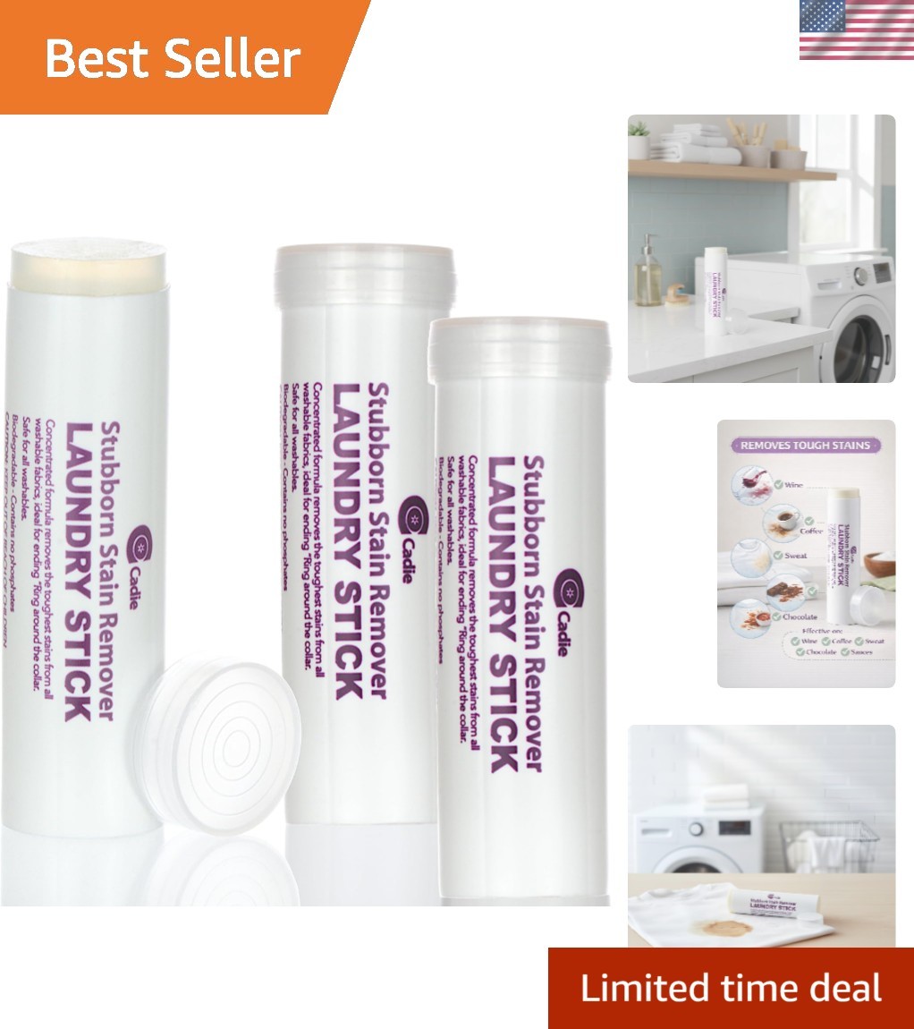 Travel-Friendly Stain Remover Stick – Quick & Easy Spot Treatment – 3 Pack