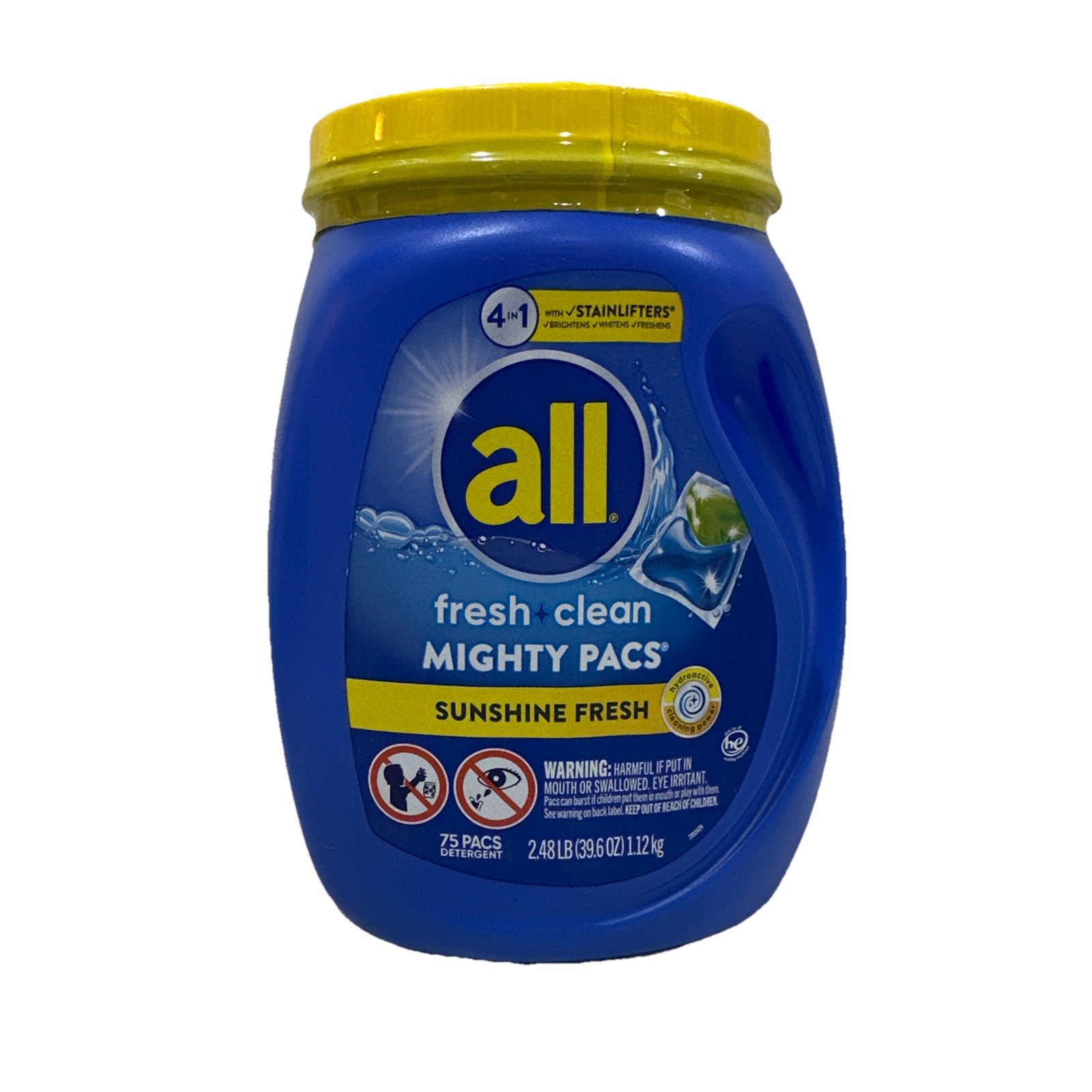 All Fresh Clean Mighty PACs Sunshine Fresh 75ct
