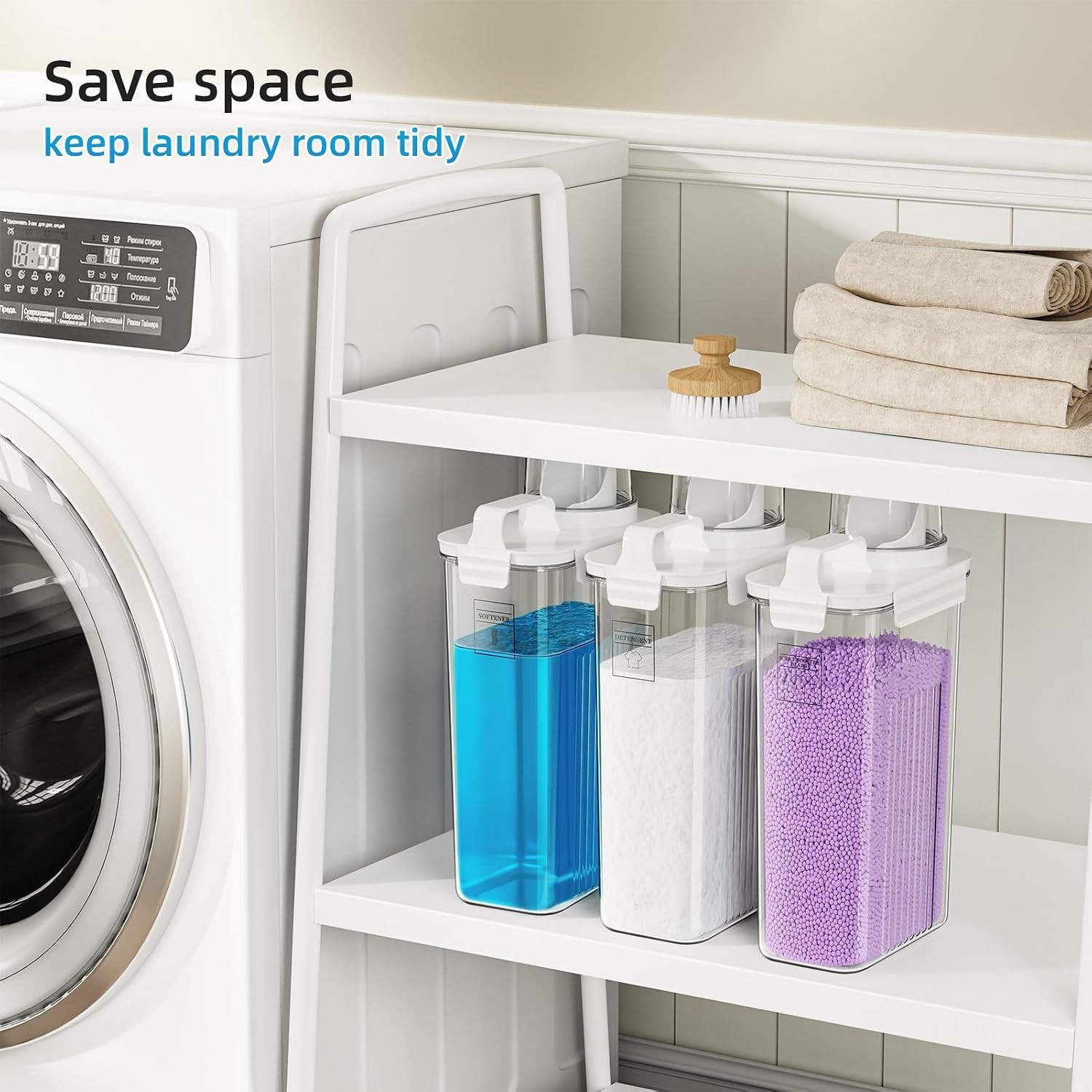 Laundry Detergent Dispenser for Laundry Room,94oz Fabric Softener