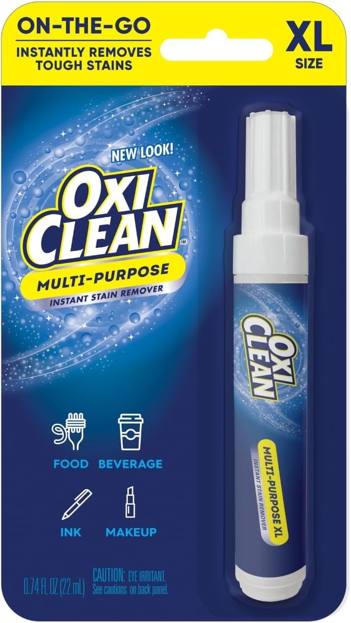 Portable Bleach-Free Stain Remover Pen, 0.74 Fl Oz – Effortless Clean Anywhere