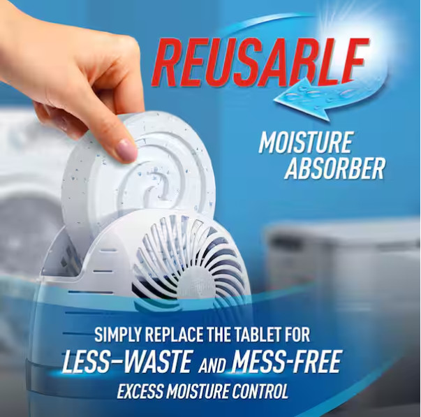 15.8 Ounce Fresh Scent, Odor-fighting Moisture Absorber Refills Bathroom 2 Pack