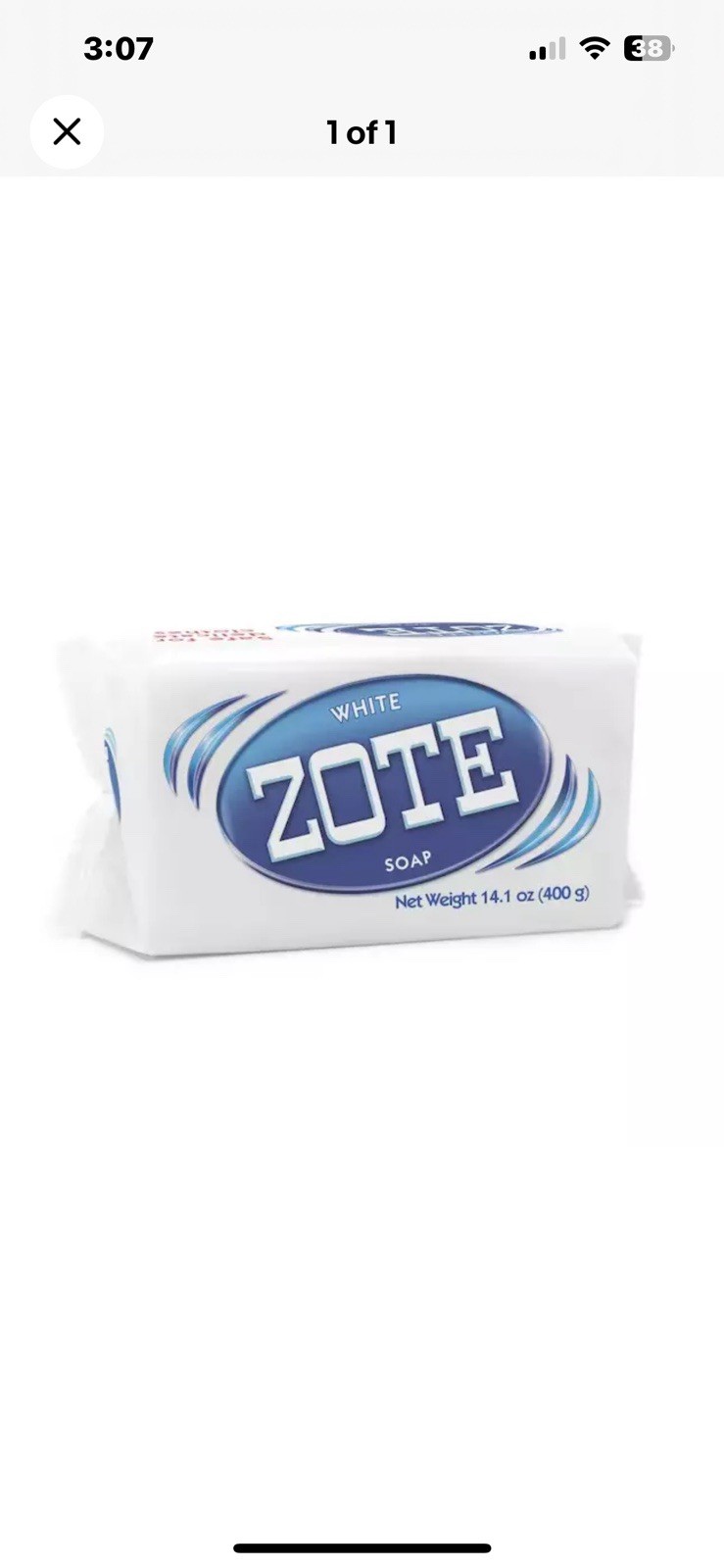 Zote pink bar soap laundry detergent lot of 5