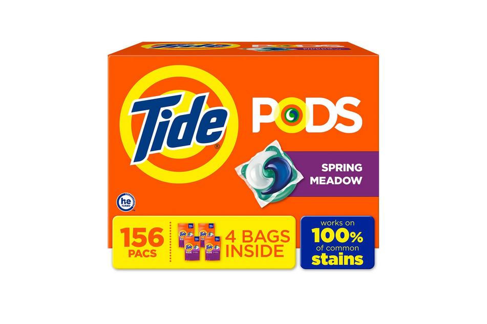 Tide PODS Laundry Detergent Spring Meadow 156ct – 3-in-1 Power Clean