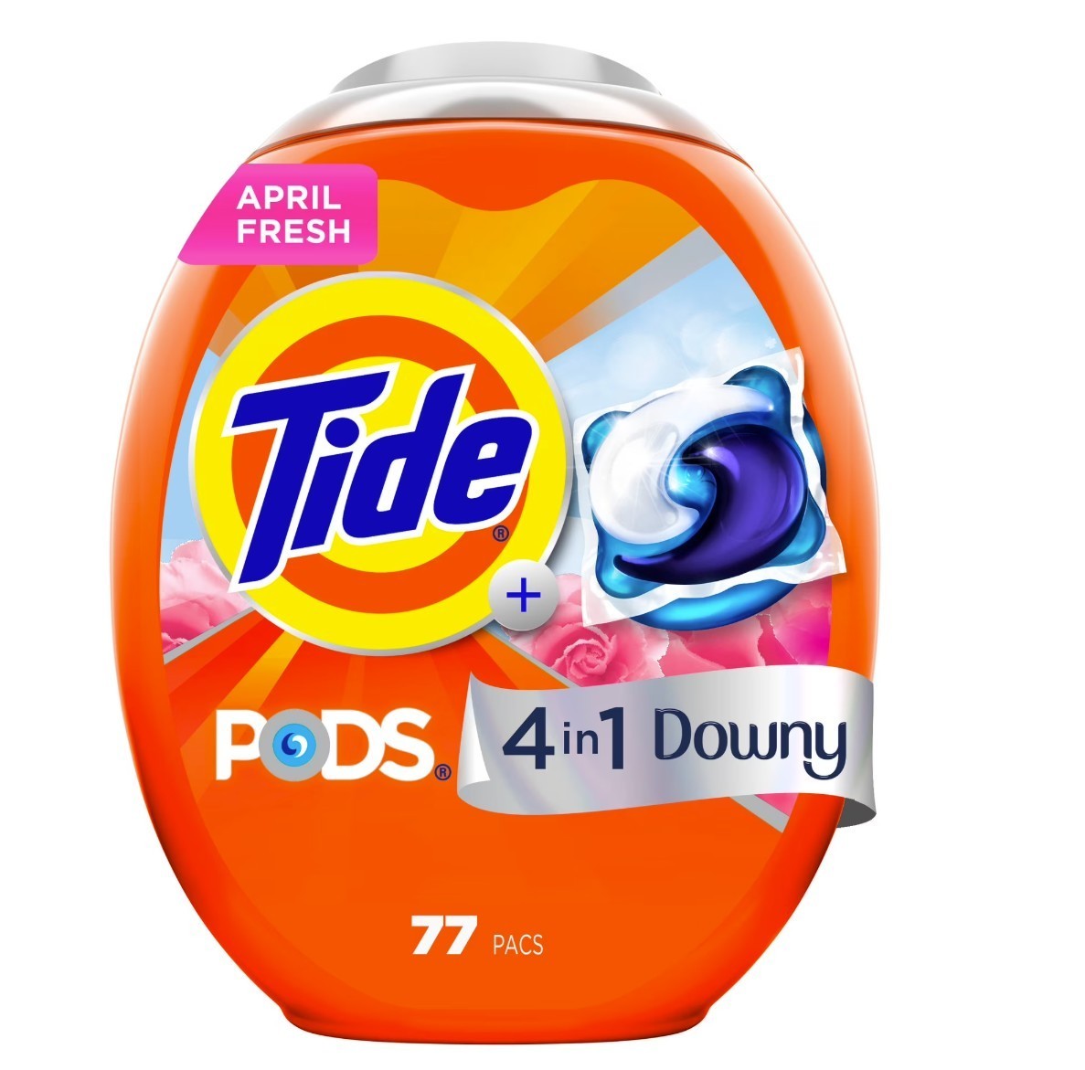 SALE-Tide PODS Laundry Detergent Pacs Downy Freshness 77 Ct 2 Pack 154 Pcs Total