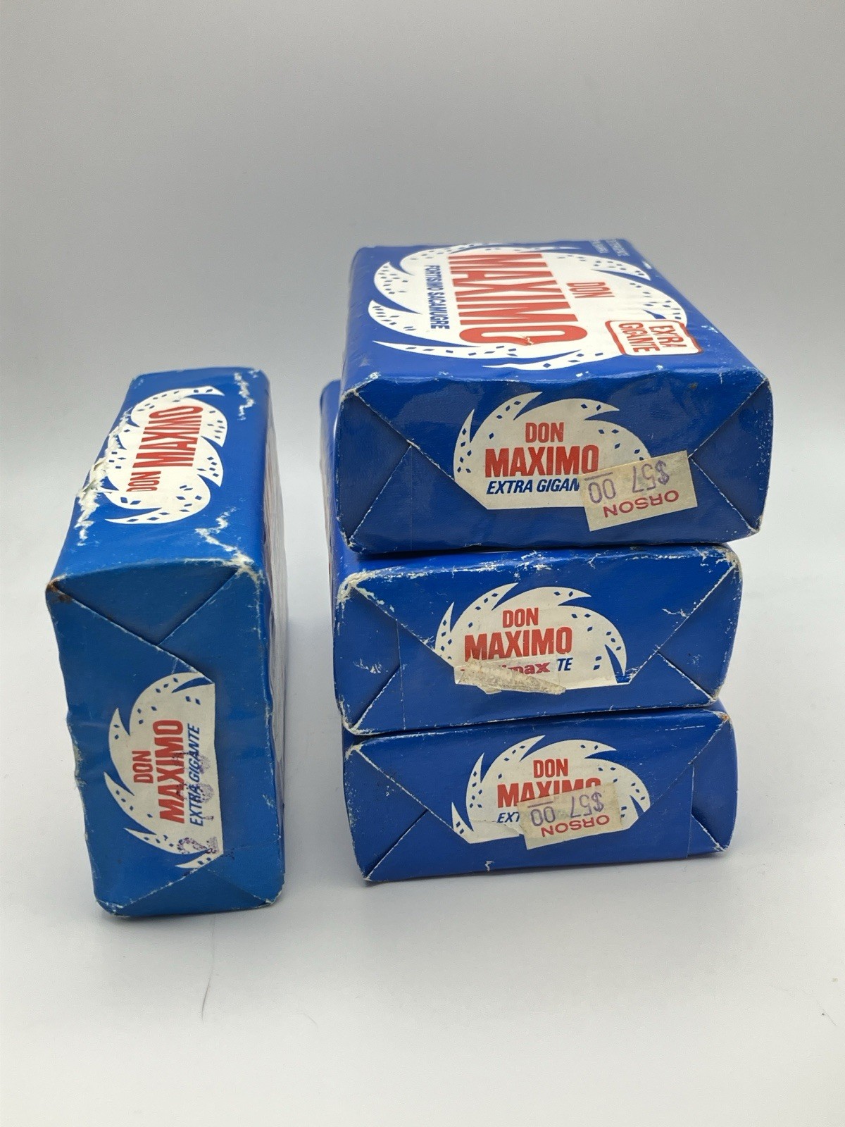 Don Maximo Extra Gigante Vintage Laundry Bar Soap Detergent Mexico Lot 4 bars