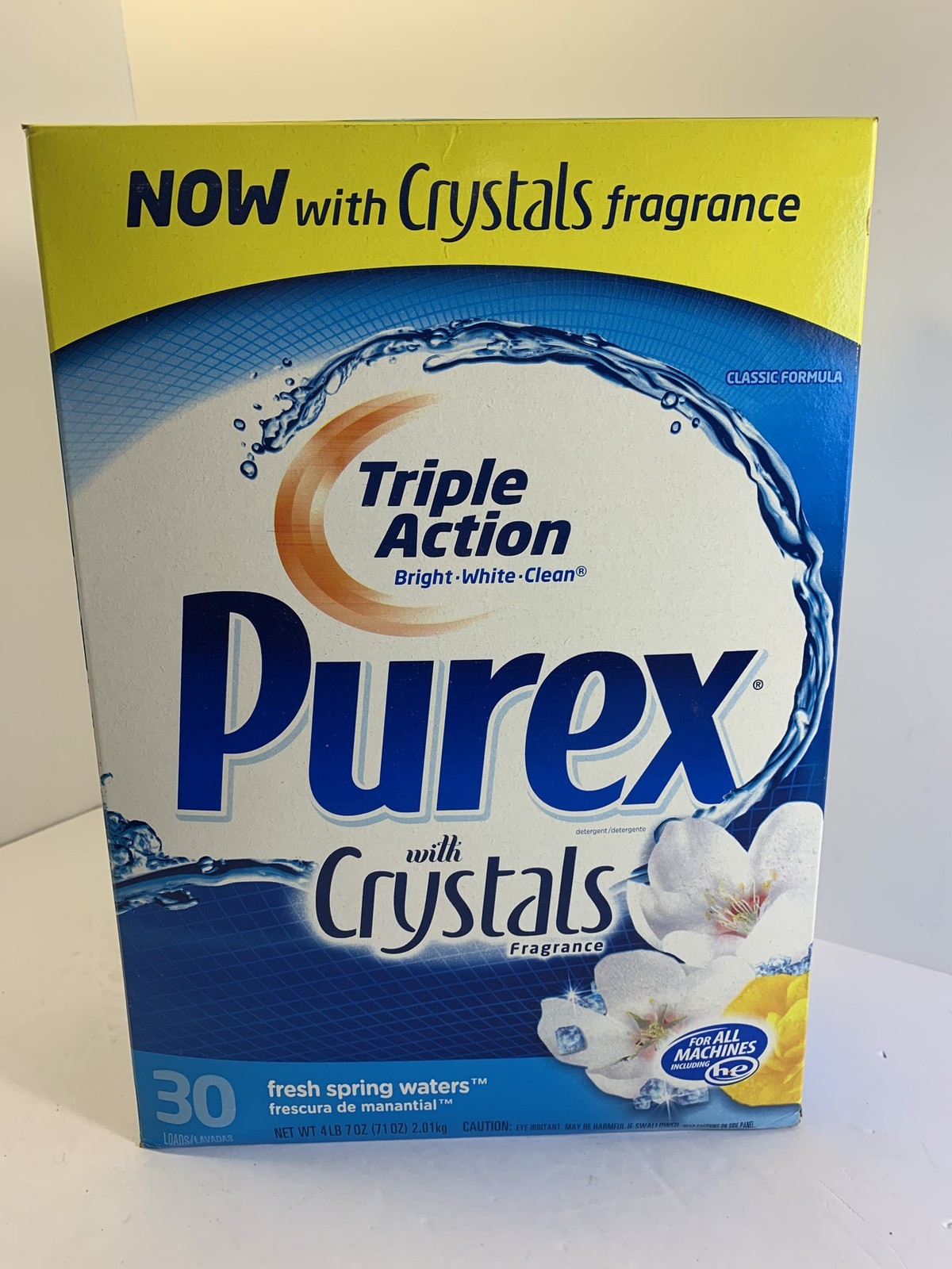 Purex Triple Action Powder Laundry Detergent Fresh Spring Waters 71oz (30 Loads)